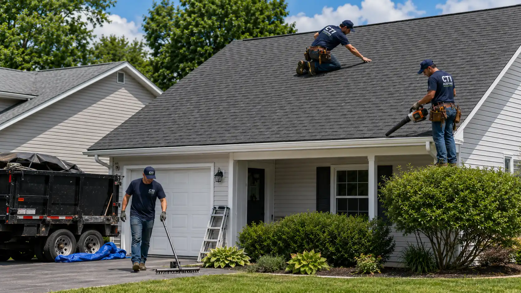 3-Tab Asphalt-Cleanup and Final Review