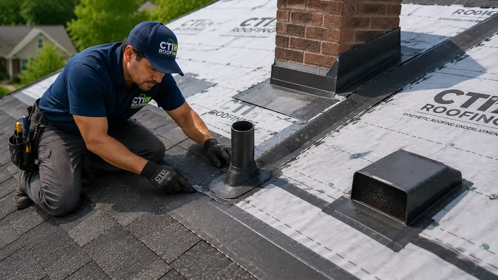 Architectural Shingle-Underlayment, Flashing, and Ventilation Details