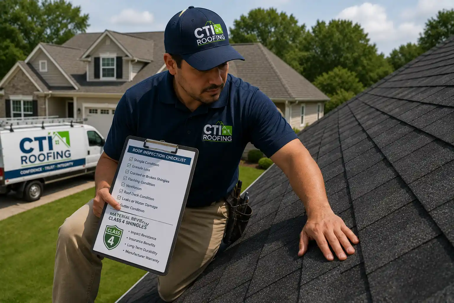 Class 4 Shingle Roof Inspection and Material Review