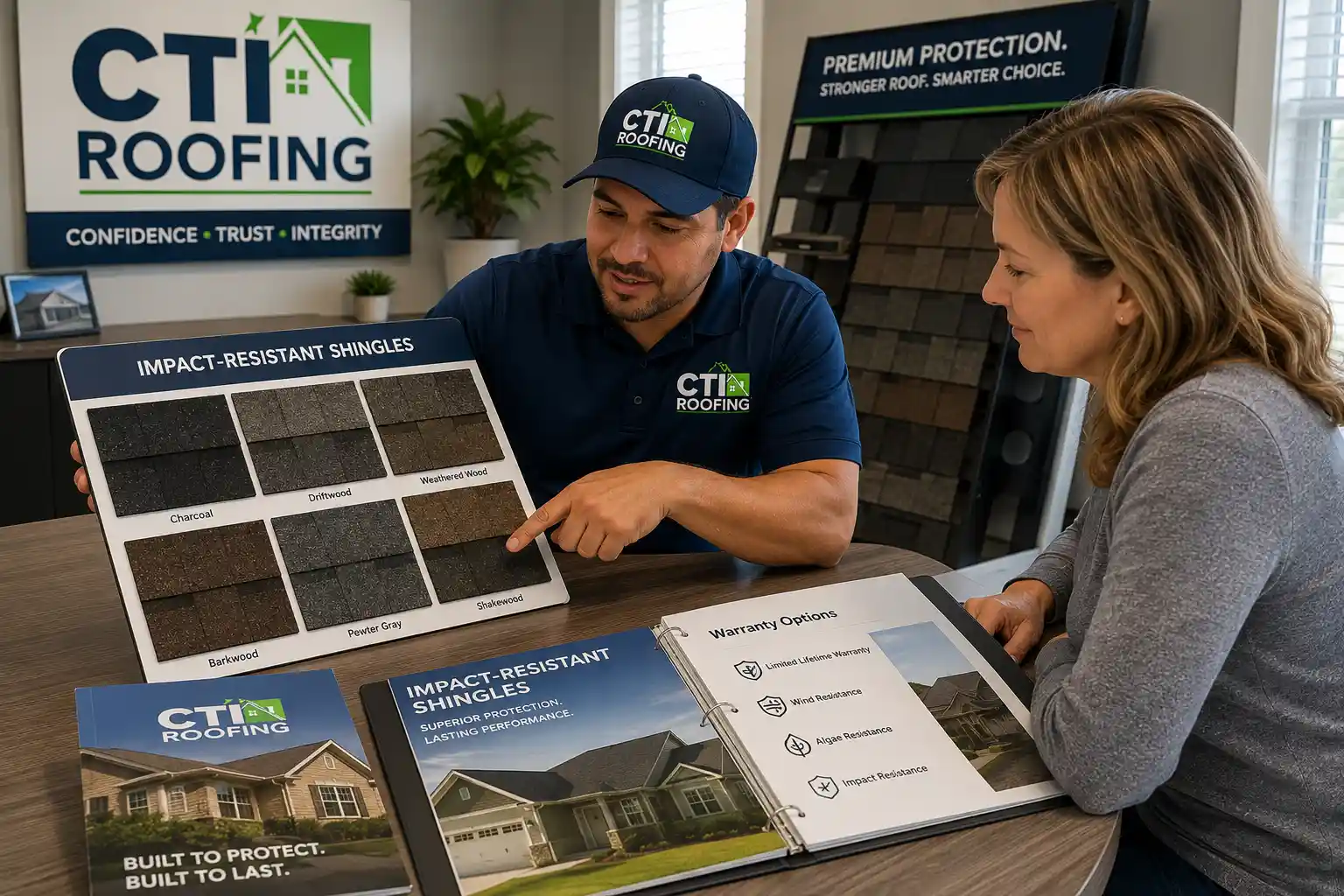 Impact Resistant Shingle Material and Style Selection