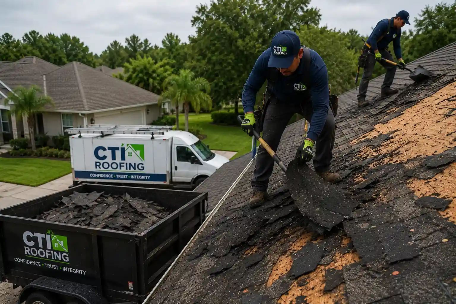 Impact Resistant Shingle Old Roofing Material Removal