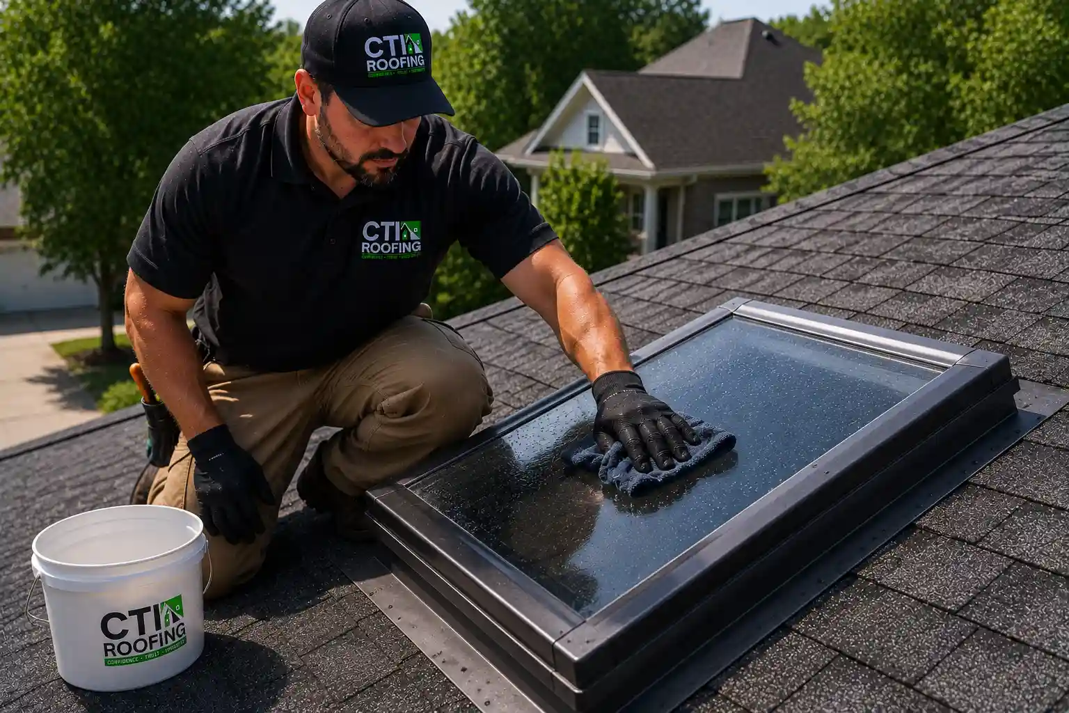 Overhead Care Club Skylight Cleaning