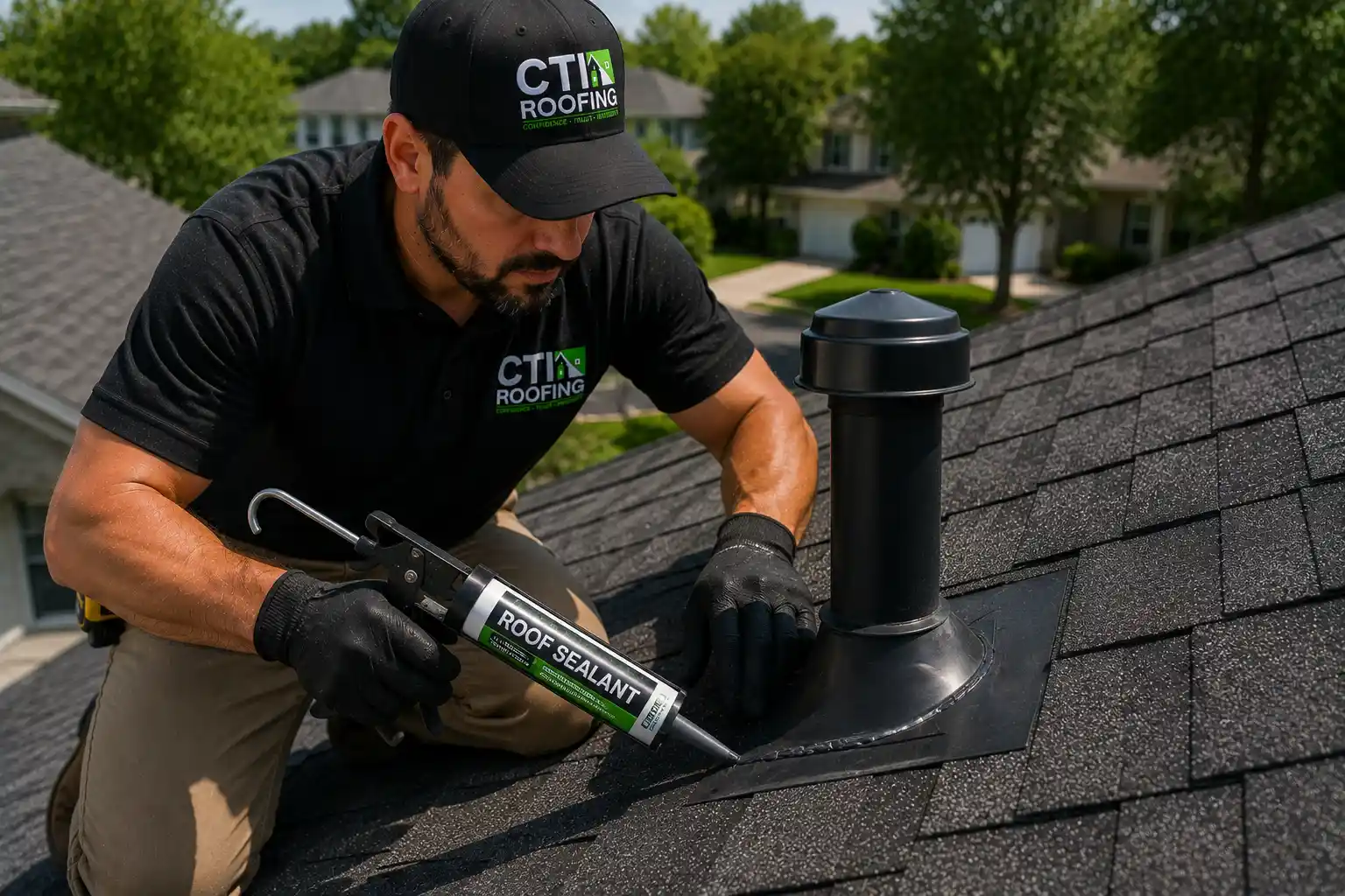Overhead Care Club Vent and Flashing Maintenance