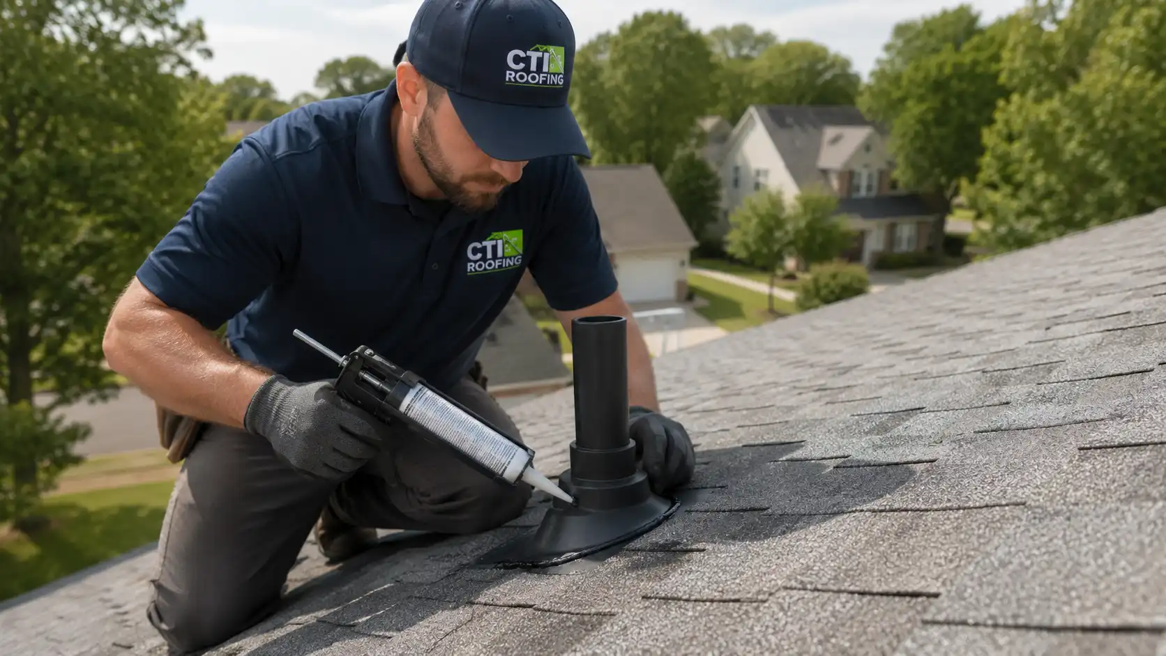 Pipe Boot Repair-Shingle and Sealant Repair