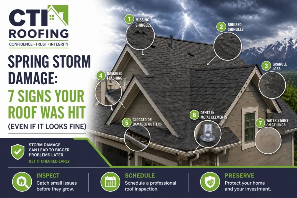 Spring Storm Damage 7 Signs Your Roof Was Hit
