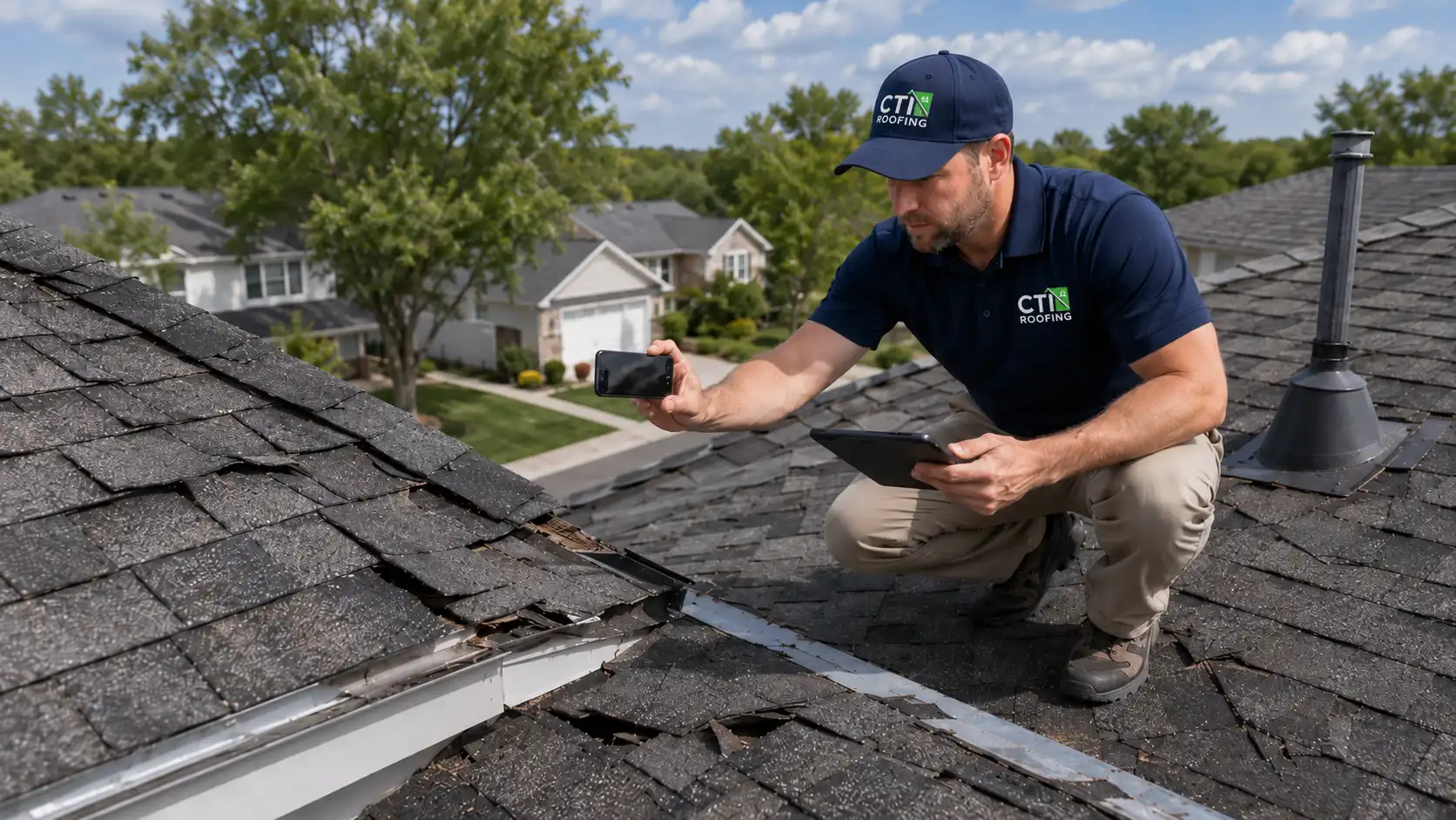 Wind damage repair-Photo Documentation