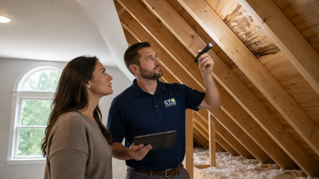 Free Roof Inspections Interior or Attic Review When Needed